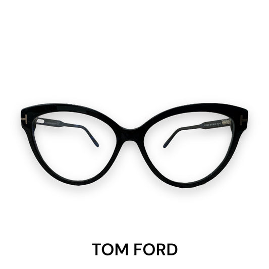 TOM FORD BLACK RX GLASSES 5763-B 001 56-15 140