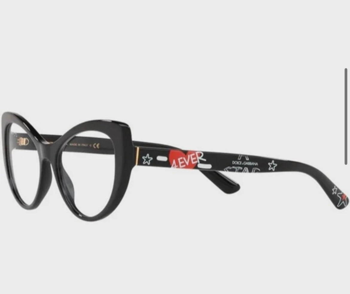 Dolce & Gabbana cat eye black frame