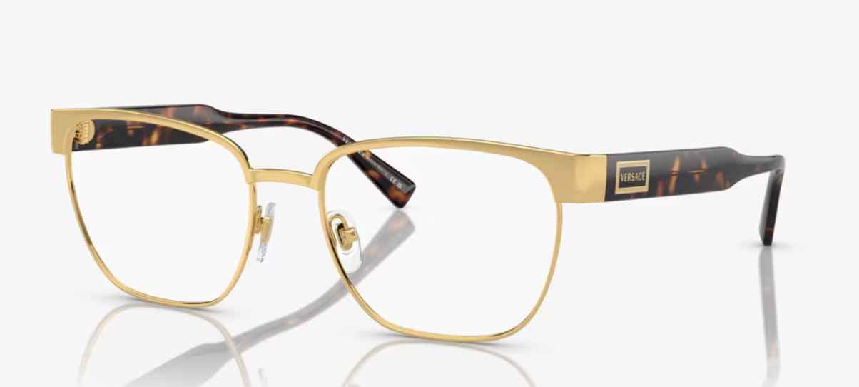 VERSACE WOMENS METAL GOLD FRAME